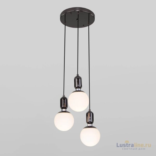 Подвесной светильник Eurosvet Bubble 50151/3 черный жемчуг