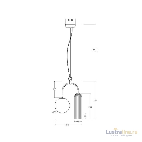 Подвесной светильник Vele Luce Creativo VL2135P02
