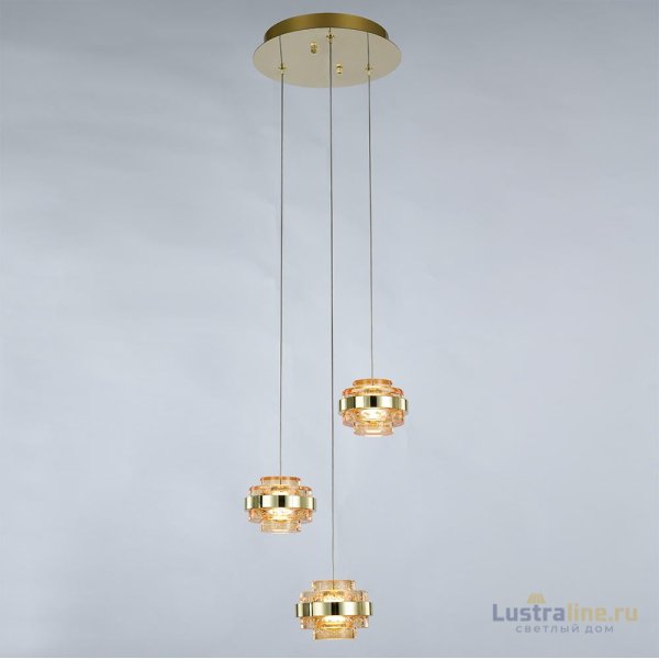 Подвесной светильник Delight Collection MD22030002 MD22030002-3A gold/champagne Подвесной светильник Delight Collection MD22030002 MD22030002-3A gold/champagne