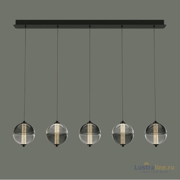 Подвесной светильник Delight Collection MD24022079-5B black/smoky Подвесной светильник Delight Collection MD24022079-5B black/smoky