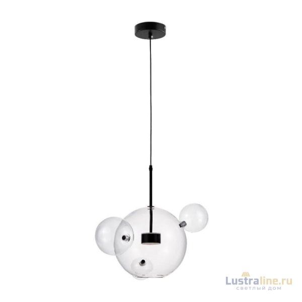 Подвесной светодиодный светильник Lumina Deco Neroni LDP 6016-3+1 BK