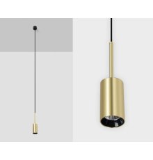 Подвесной светильник Italline DL 3038 black/gold