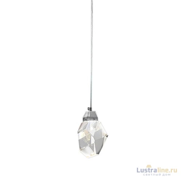 Подвесной светильник Delight Collection Crystal rock MD-020B-1 chrome Подвесной светильник Delight Collection Crystal rock MD-020B-1 chrome