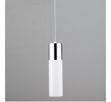 Подвесной светильник Eurosvet Double Topper 50135/1 LED хром/белый
