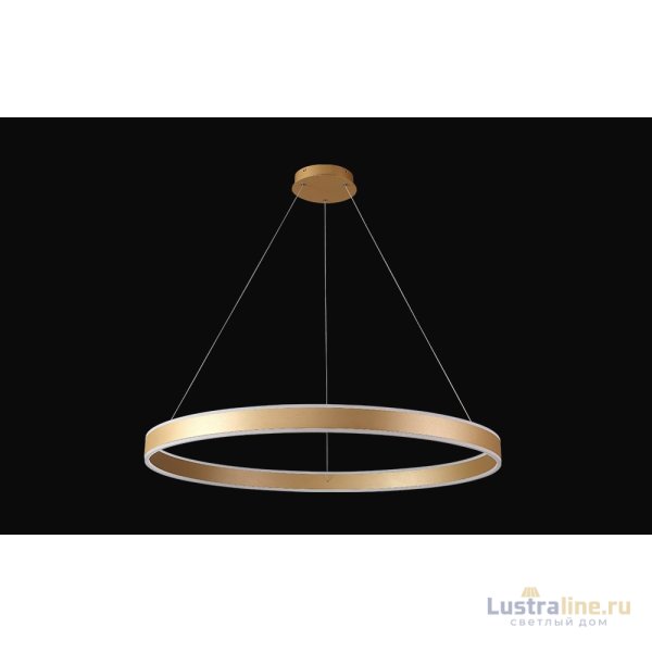 Подвесной светодиодный светильник Crystal Lux MUCHOS SP88W LED D1000 GOLD Подвесной светодиодный светильник Crystal Lux MUCHOS SP88W LED D1000 GOLD