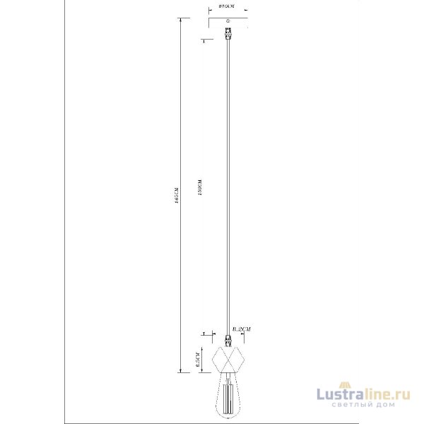 Подвесной светильник Arte Lamp Mark A7049SP-1BK