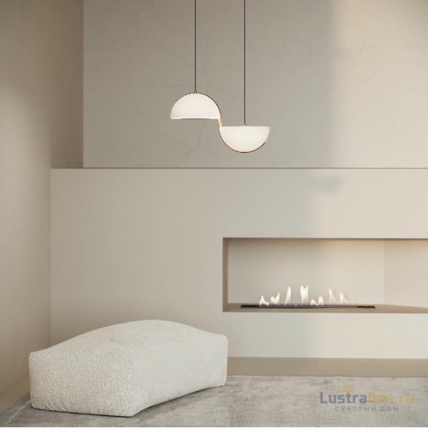 Подвесной светильник Eurosvet Emisfero 50083/2 LED золото a069299