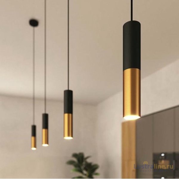 Подвесной светильник Reluce 16032-0.9-001IL LED5W BK+GD Подвесной светильник Reluce 16032-0.9-001IL LED5W BK+GD