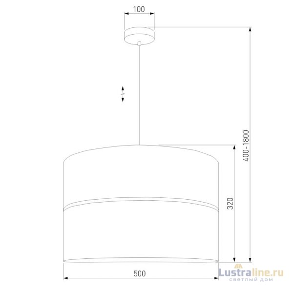 Подвесной светильник TK Lighting 534 Hilton