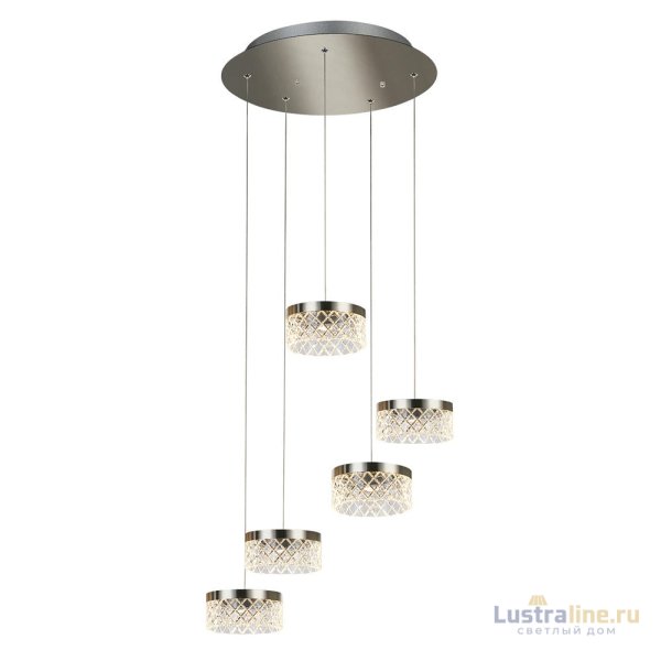 Подвесной светильник Delight Collection MD21020075 MD21020075-5A satin nickel Подвесной светильник Delight Collection MD21020075 MD21020075-5A satin nickel