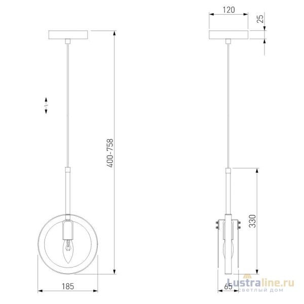 Подвесной светильник Eurosvet Gallo 50121/1 белый