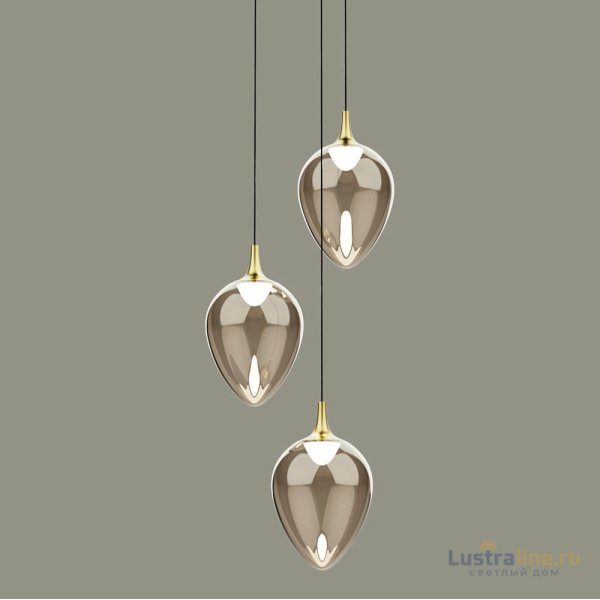 Подвесной светильник Delight Collection MD24001012-3A brass/champagne Подвесной светильник Delight Collection MD24001012-3A brass/champagne