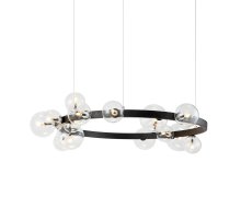 Подвесной светильник Delight Collection Art Deco Bubble 771120 (KM1294P-15 black/clear)