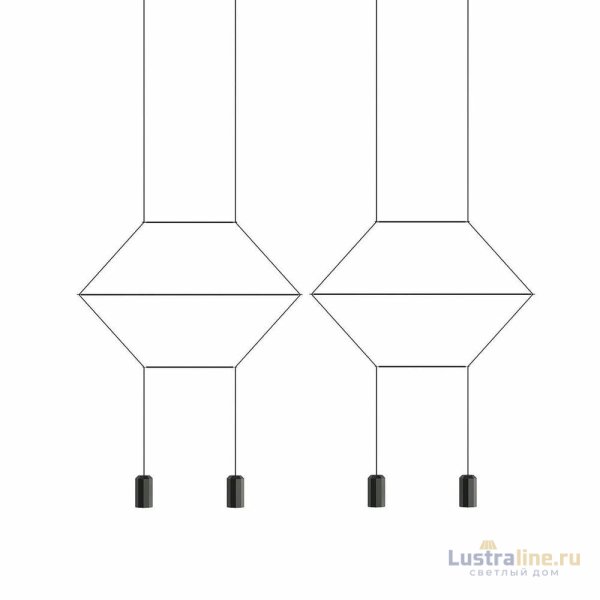 Подвесной светильник ImperiumLoft Via Wireflow Polyhedral 144326-22