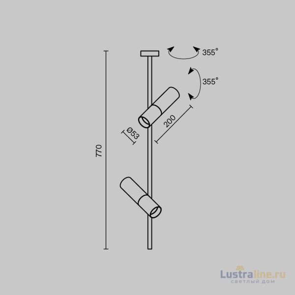 Подвесной светильник Maytoni Elti C021CL-02W Подвесной светильник Maytoni Elti C021CL-02W