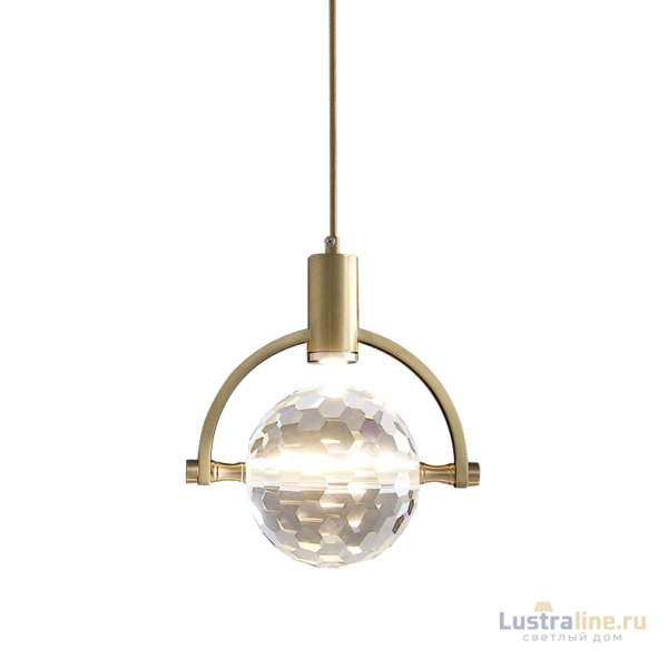 Подвесной светильник DeLight Collection 2121P/A brass/clear Подвесной светильник DeLight Collection 2121P/A brass/clear