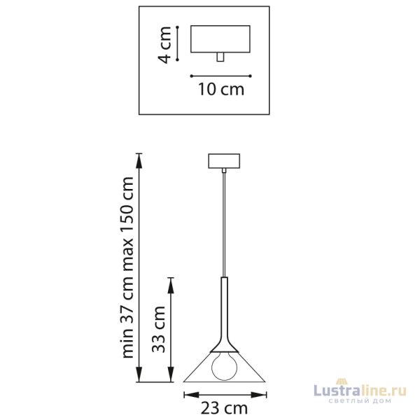 Подвесной светильник Lightstar Vetro 801204 Подвесной светильник Lightstar Vetro 801204