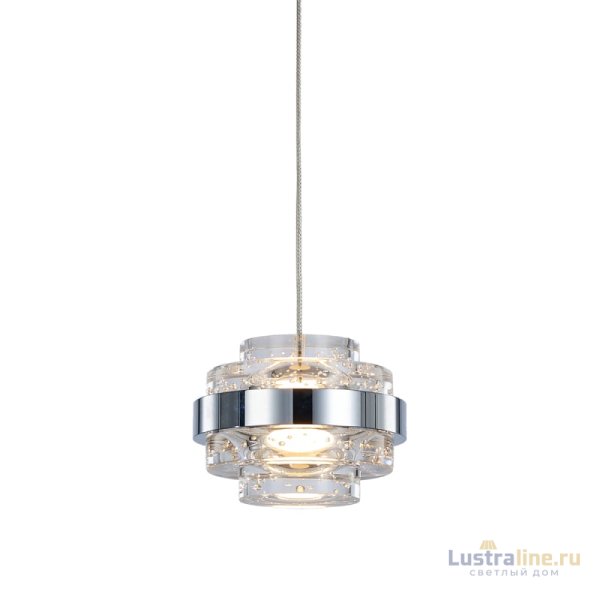 Подвесной светильник Delight Collection MD22030002 MD22030002-1A chrome/clear Подвесной светильник Delight Collection MD22030002 MD22030002-1A chrome/clear