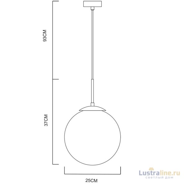 Подвесной светильник Arte Lamp A1561SP-1CC