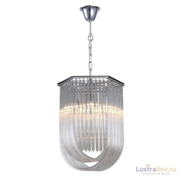 Подвесной светильник Delight Collection Murano Glass KR0116P-6/A chrome Подвесной светильник Delight Collection Murano Glass KR0116P-6/A chrome