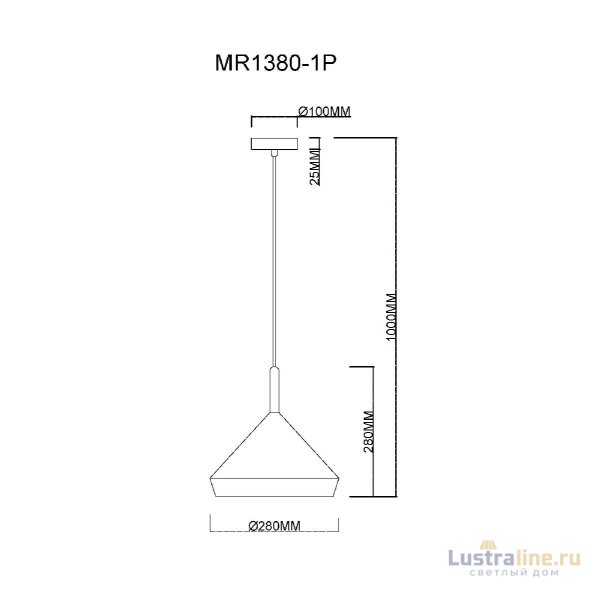 Подвесной светильник MyFar Adele MR1380-1P Подвесной светильник MyFar Adele MR1380-1P