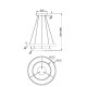 Подвесной светильник Maytoni Rim MOD058PL-L55BS3K