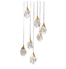 Подвесной светильник Delight Collection Crystal rock MD-020B-7 gold