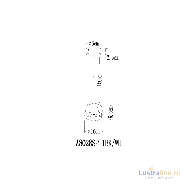 Подвесной светильник Arte Lamp Amaks A8028SP-1WH