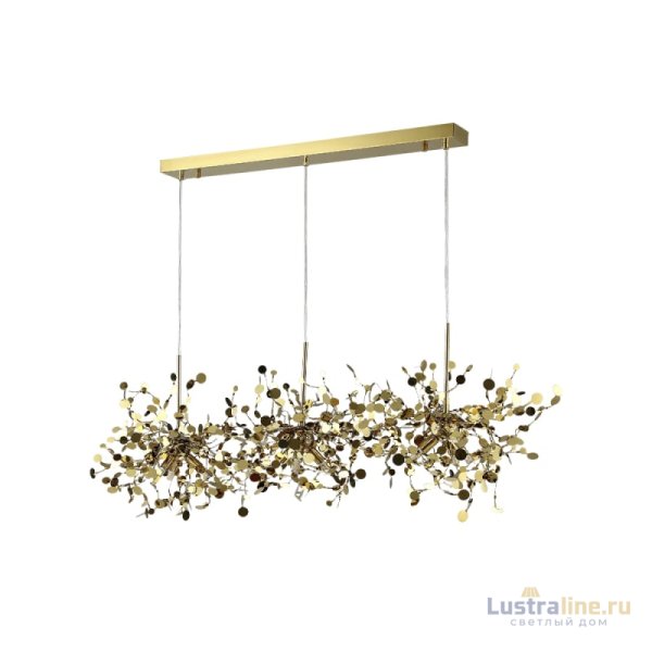 Подвесной светильник Crystal Lux GARDEN SP3х3 L1200 GOLD Подвесной светильник Crystal Lux GARDEN SP3х3 L1200 GOLD