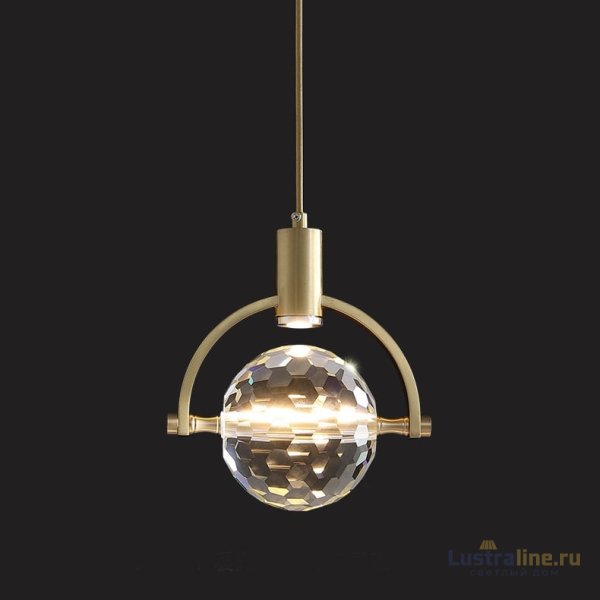Подвесной светильник DeLight Collection 2121P/A brass/clear Подвесной светильник DeLight Collection 2121P/A brass/clear