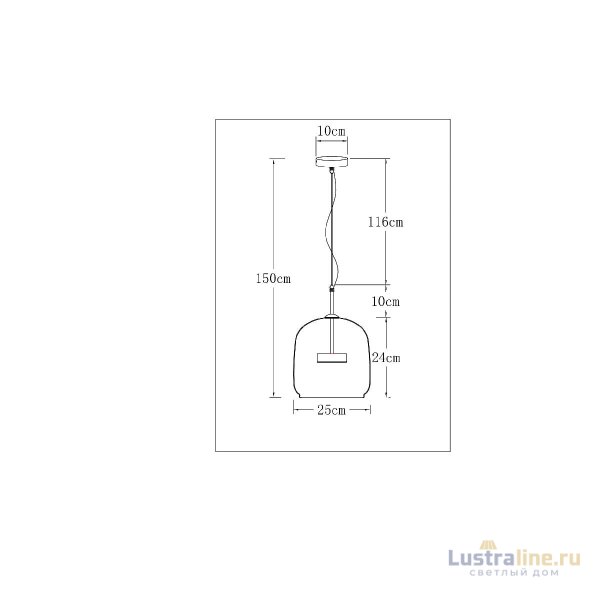 Подвесной светильник Arte Lamp Padova A2404SP-23SM