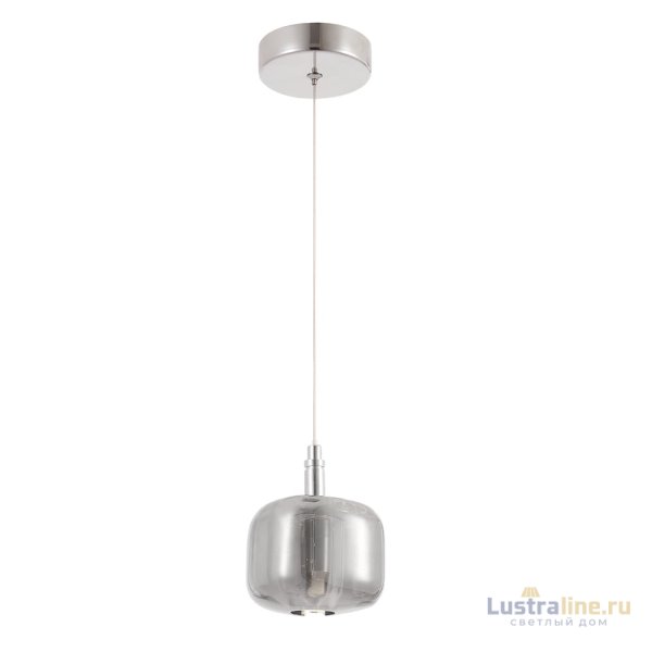 Подвесной светильник Crystal Lux BOX SP1 CHROME/SMOKE
