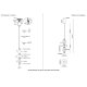 Подвесной светильник Crystal Lux QUASAR SP14W LED AMBER