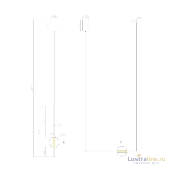 Подвесной светильник Arte Lamp Furud A2124SP-1BK
