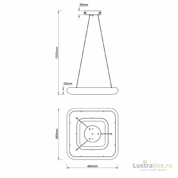 Подвесной светильник Escada Soft 10259/1LED