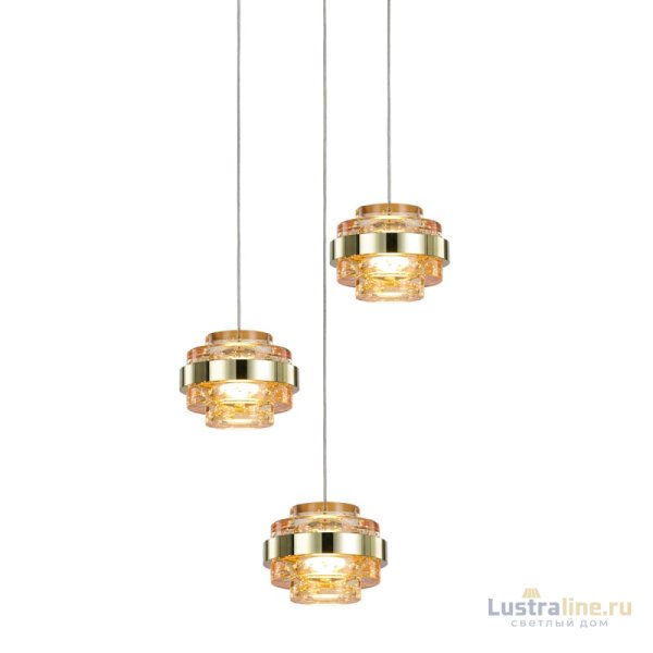 Подвесной светильник Delight Collection MD22030002 MD22030002-3A gold/champagne Подвесной светильник Delight Collection MD22030002 MD22030002-3A gold/champagne