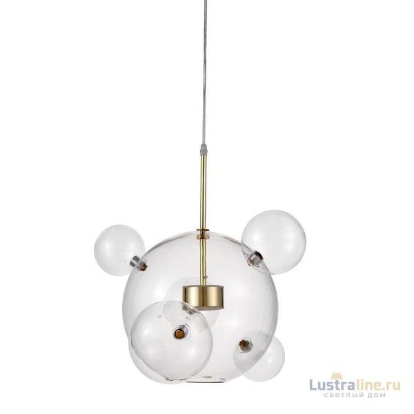 Подвесной светодиодный светильник Lumina Deco Neroni LDP 6016-5+1 GD