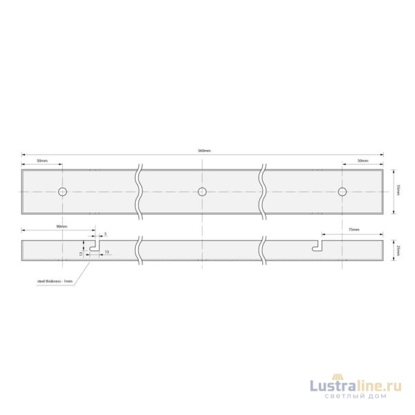 Подвесной светильник 33 Идеи PND.102.03.10.003.BL.AB-S.28.GC