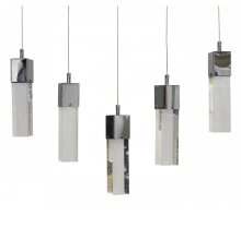 Подвесной светодиодный светильник Kink Light Аква 08510-5AS(4000К)