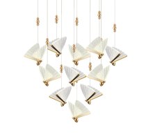 Подвесной светильник Delight Collection Butterfly OM8201008-11 rose gold