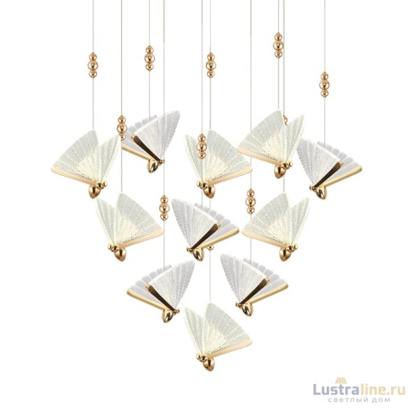 Подвесной светильник Delight Collection Butterfly OM8201008-11 rose gold