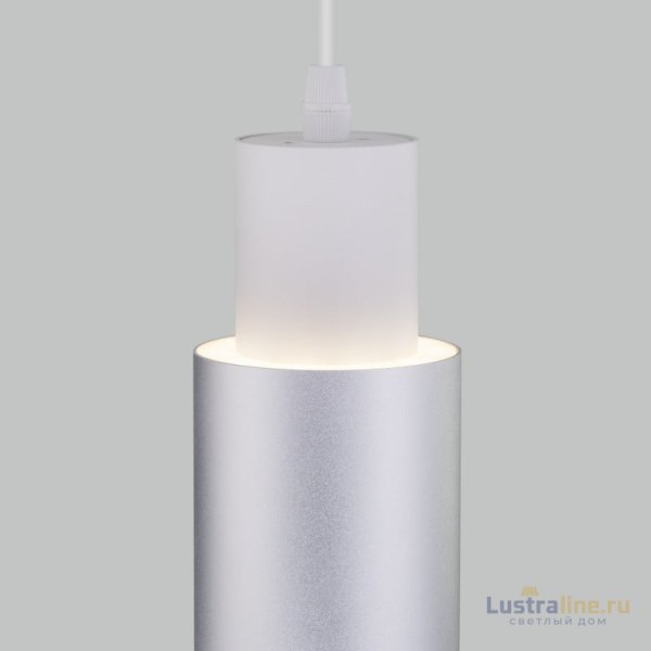 Подвесной светильник Eurosvet Bento 50204/1 LED белый/матовое серебро