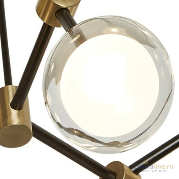 Подвесной светильник Delight Collection Nabila 10101P/10 black/gold Подвесной светильник Delight Collection Nabila 10101P/10 black/gold