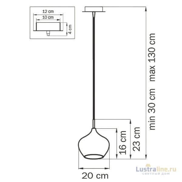 Подвесной светильник Lightstar Pentola 803041 Подвесной светильник Lightstar Pentola 803041