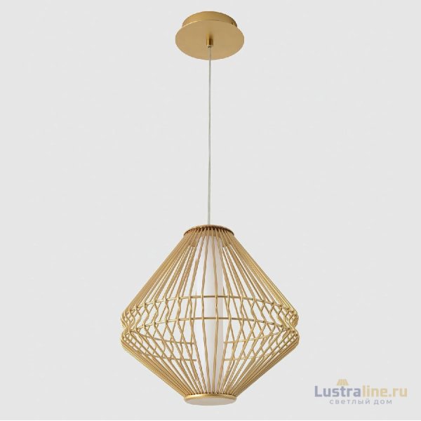 Подвесной светильник Crystal Lux CUADRA SP15W LED GOLD