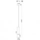 Подвесной светильник iLamp Lofty 10706-1 WH-BR
