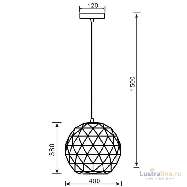 Подвесной светильник Deko-Light Asterope round 342133