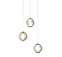 Подвесной светильник Delight Collection OD2437-3 gold/clear