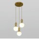 Подвесной светильник Eurosvet Bubble 50151/3 латунь