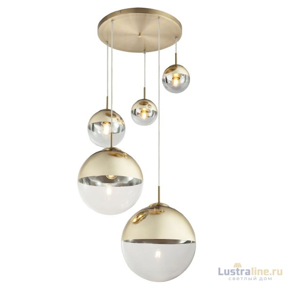 Подвесной светильник Toplight Glass TL1203H-05GD Подвесной светильник Toplight Glass TL1203H-05GD